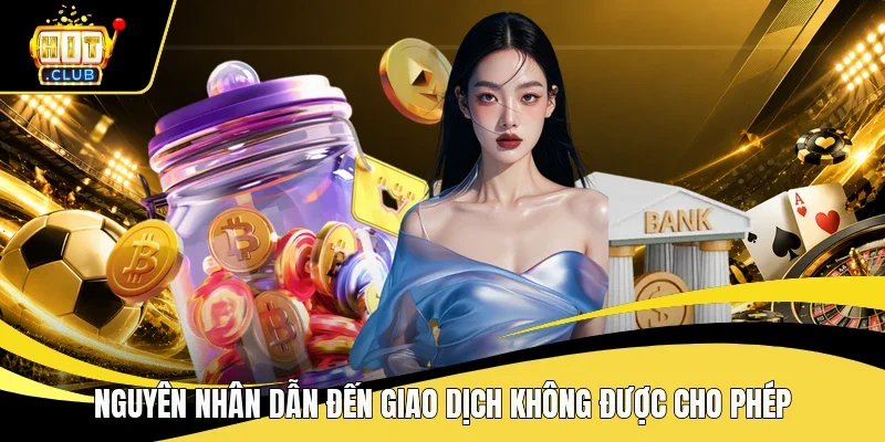Nguyên nhân dẫn đến giao dịch không được cho phép 
